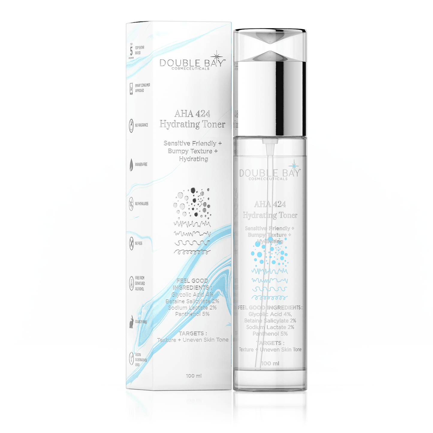 AHA 424 Hydrating Toner - Double Bay Cosmeceuticals