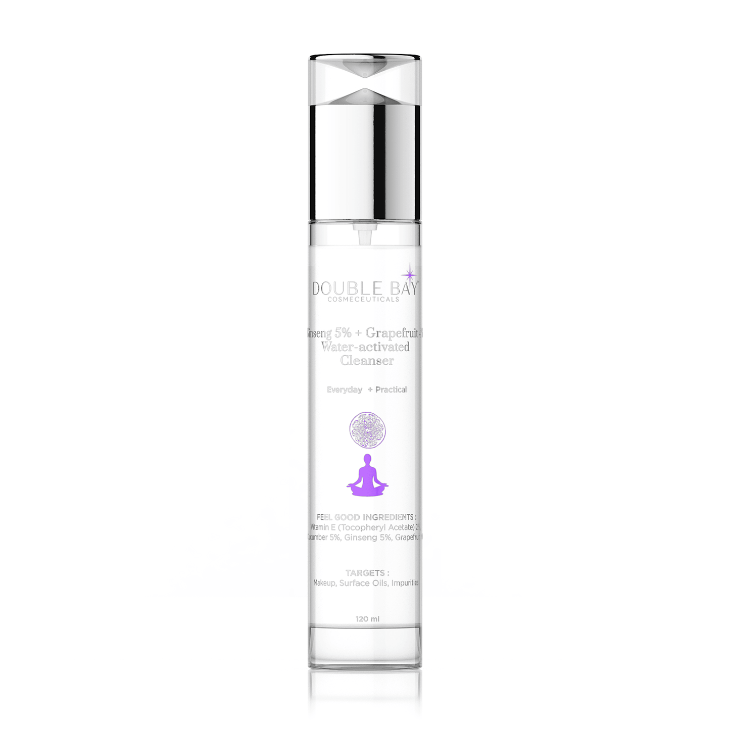 Ginseng 5% + Grapefruit 4% Water-Activated Cleanser - Double Bay Cosmeceuticals
