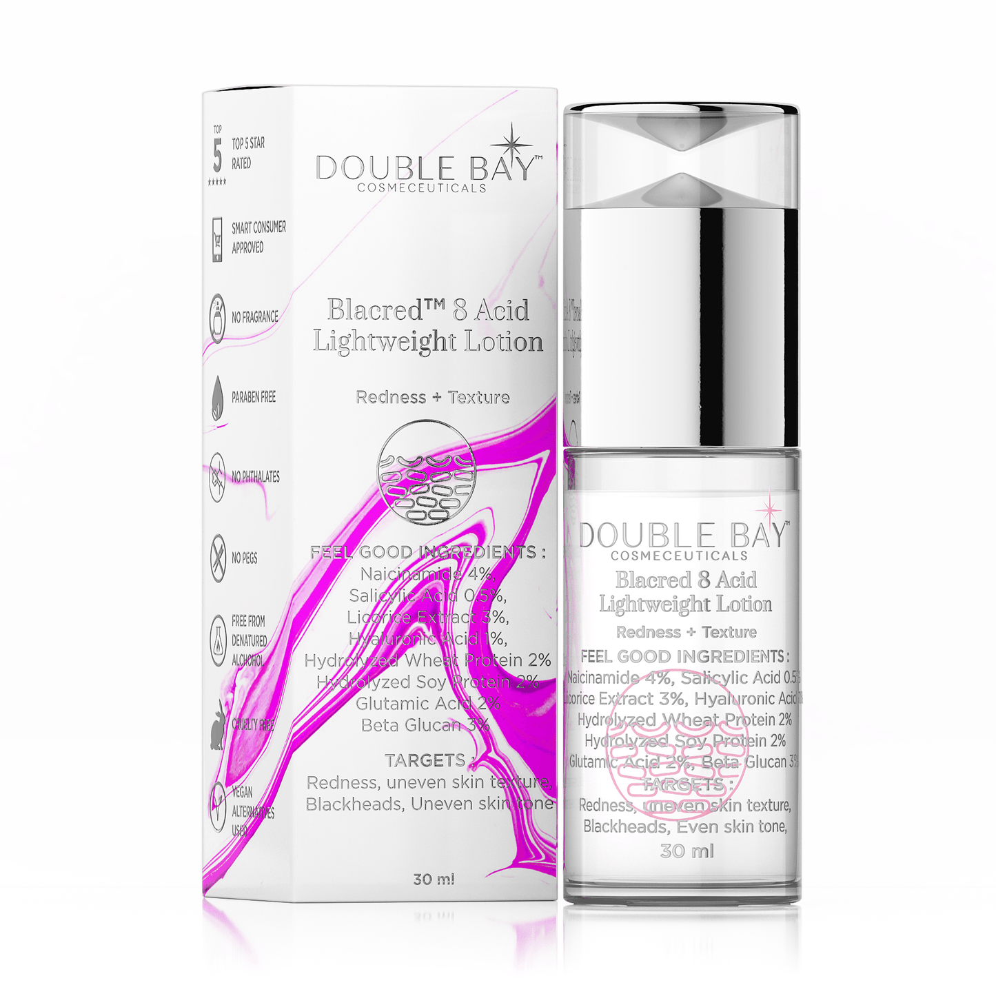 BLACRED 8 ACID Lightweight LOTION - Double Bay Cosmeceuticals